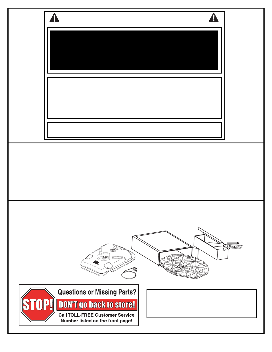 Safety instructions, Notice to assemblers | Spalding 211230 User Manual | Page 3 / 16