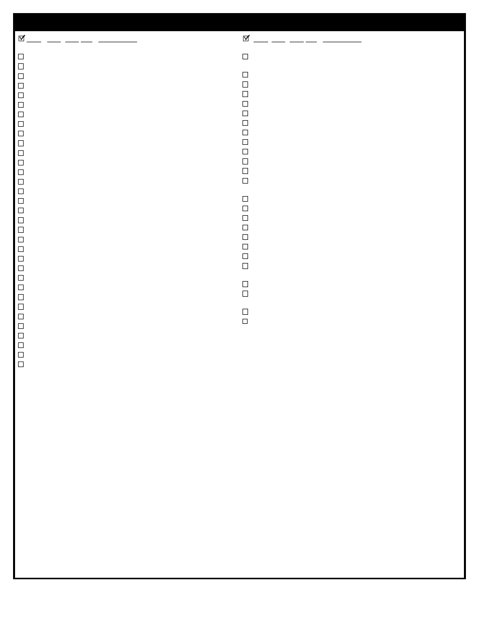 Parts list - see hardware identifier | Spalding M8809C4 User Manual | Page 40 / 46