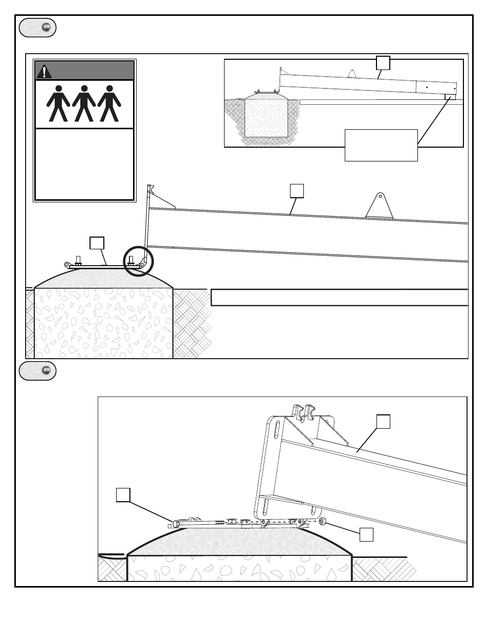 Playing surface, Warning | Spalding M8872411 User Manual | Page 8 / 19