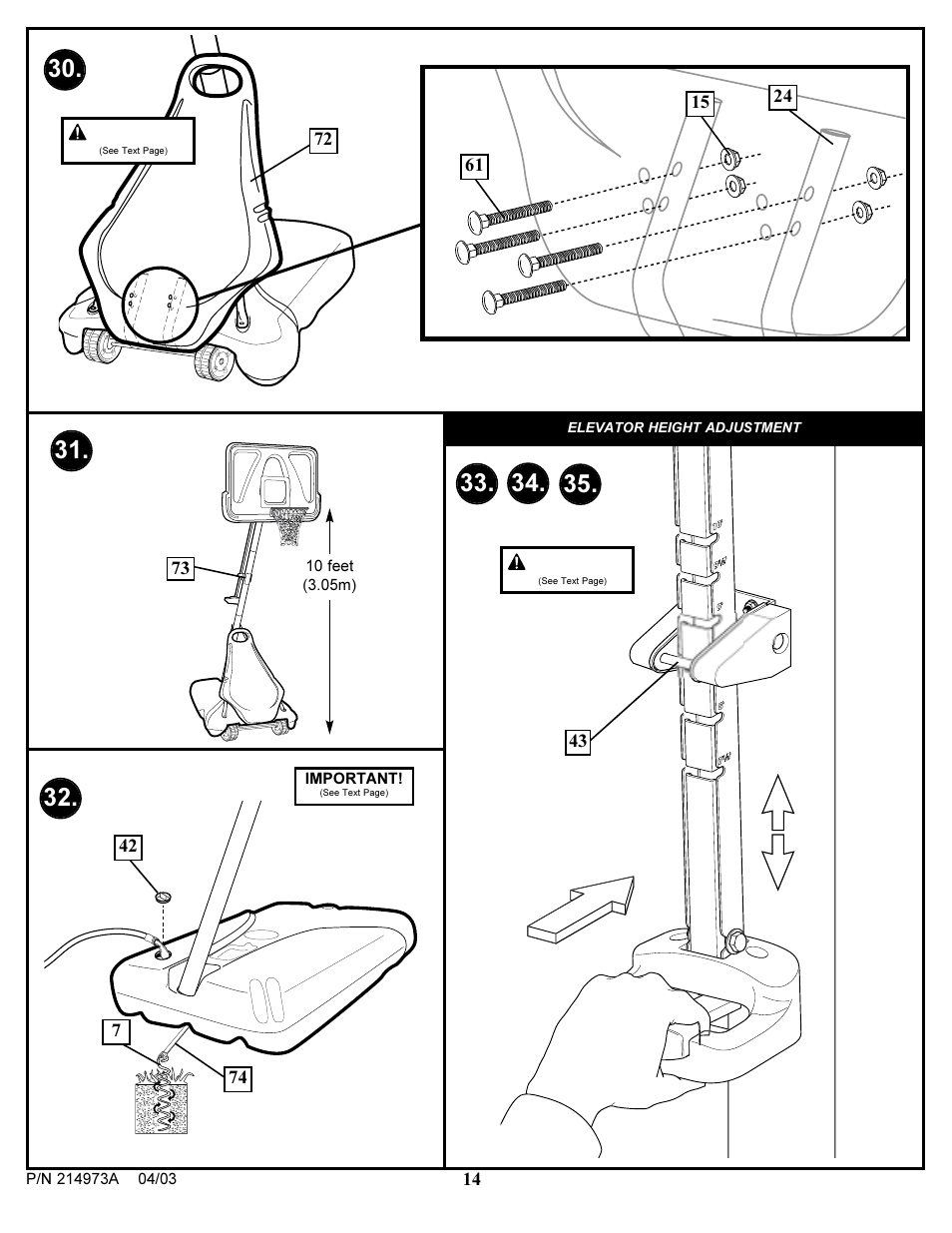 Warning | Spalding 214973A User Manual | Page 14 / 25
