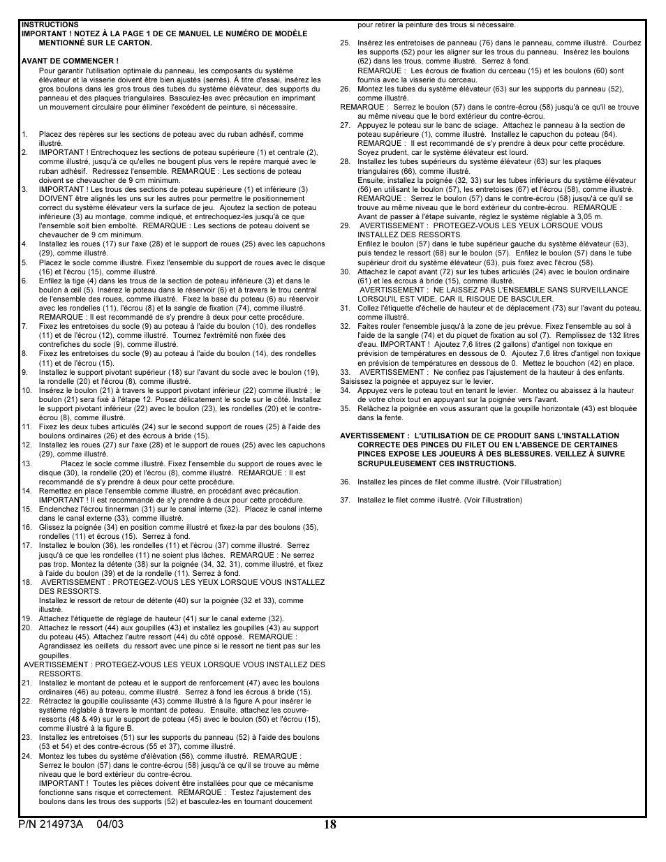 Spalding 214973A User Manual | Page 18 / 25