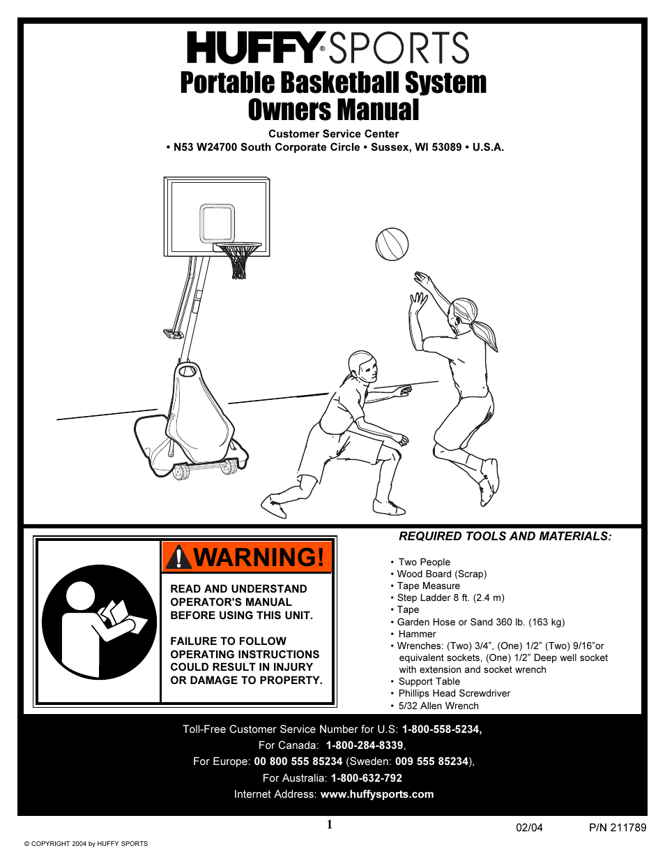 Spalding 211789 User Manual | 32 pages