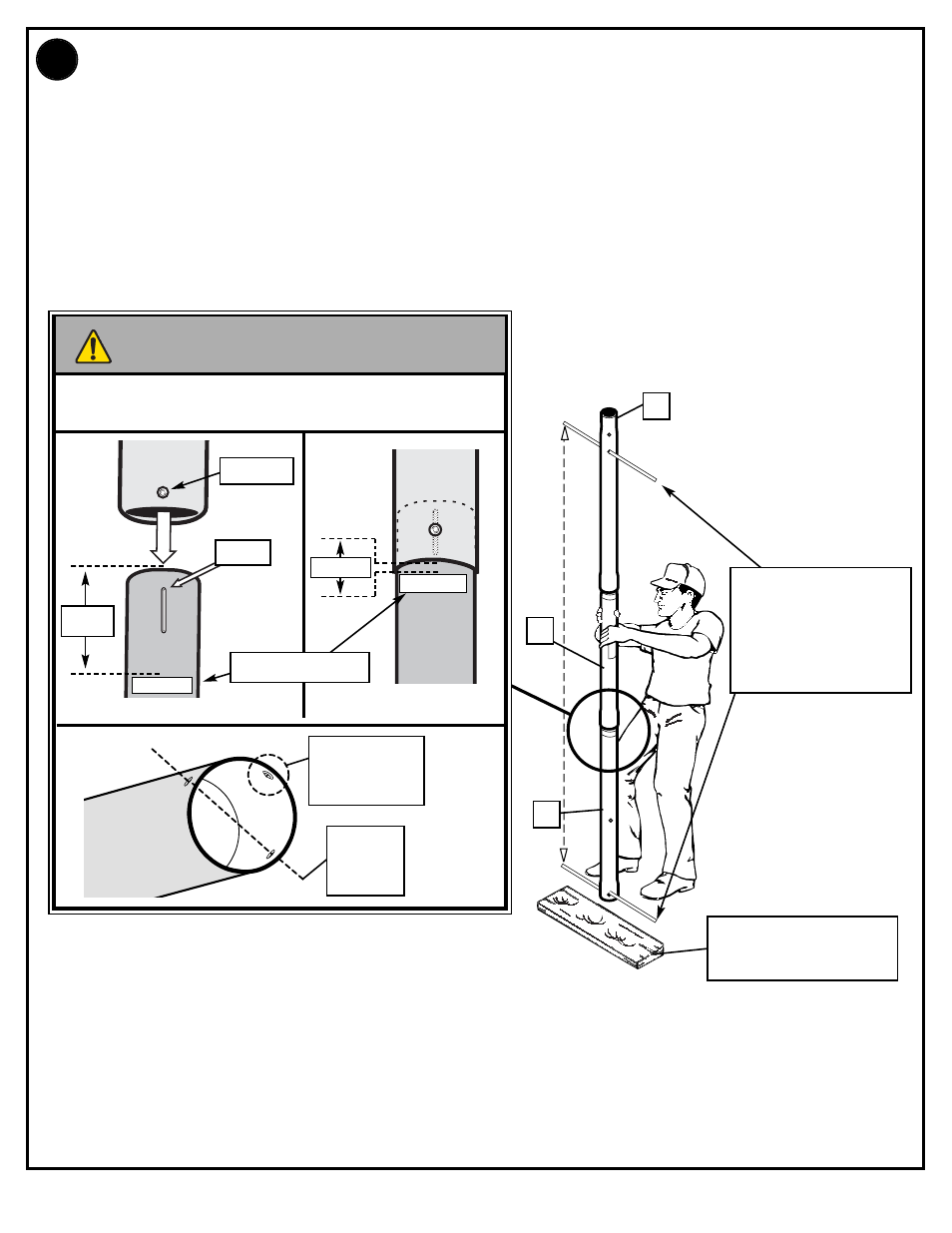 Important, Hole, Id sticker | Spalding M682001 User Manual | Page 10 / 23