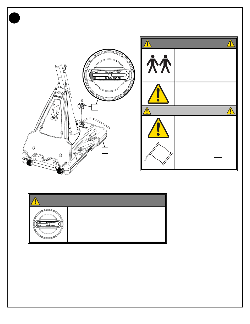 Caution, Warning | Spalding M682001 User Manual | Page 20 / 23