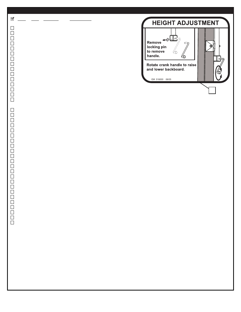 Parts list | Spalding M8660411 User Manual | Page 3 / 19