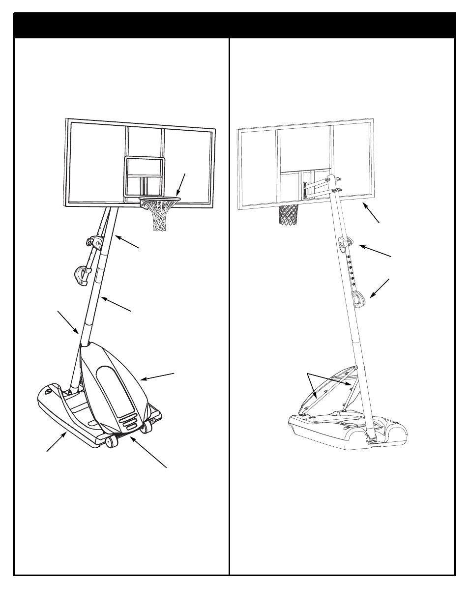 Front, Back | Spalding M60 1111 User Manual | Page 5 / 28