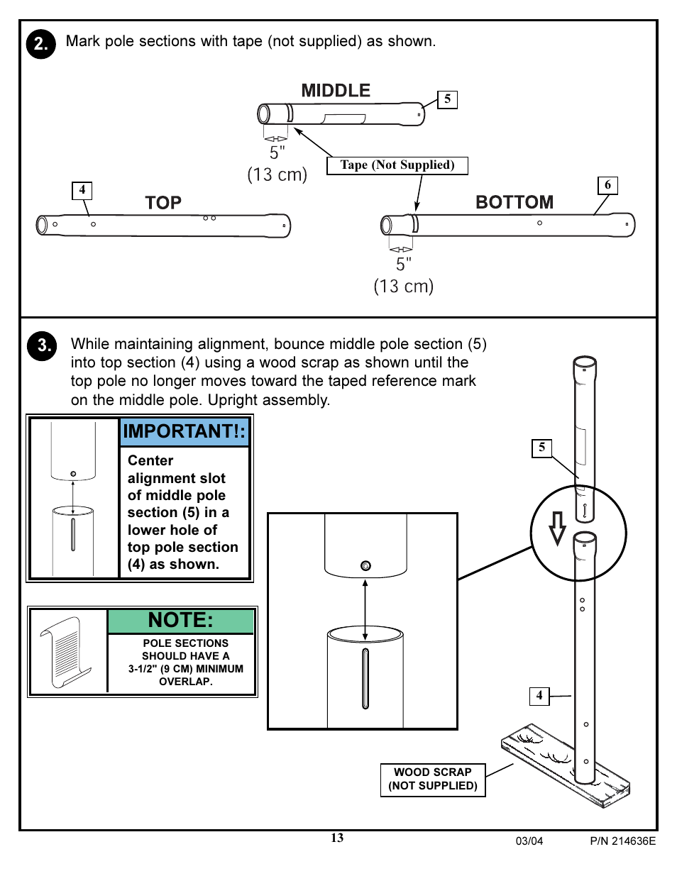 Important | Spalding 214636E User Manual | Page 13 / 51