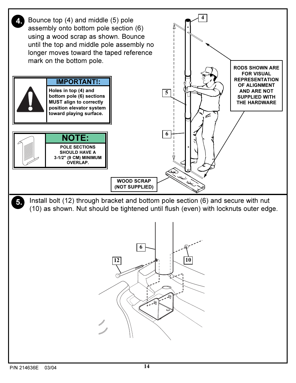 Important | Spalding 214636E User Manual | Page 14 / 51
