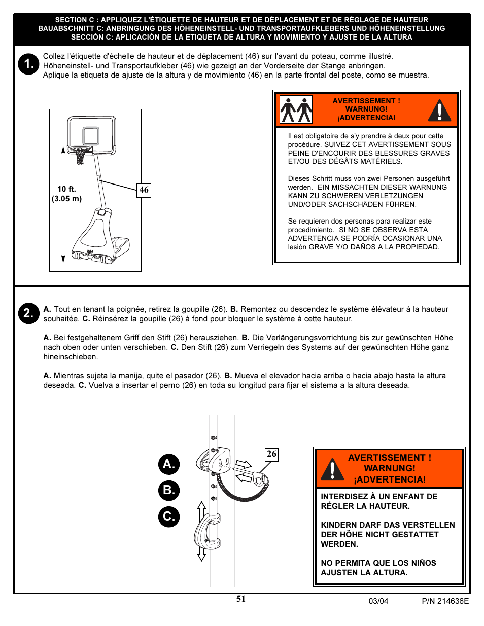 A. b. c | Spalding 214636E User Manual | Page 51 / 51