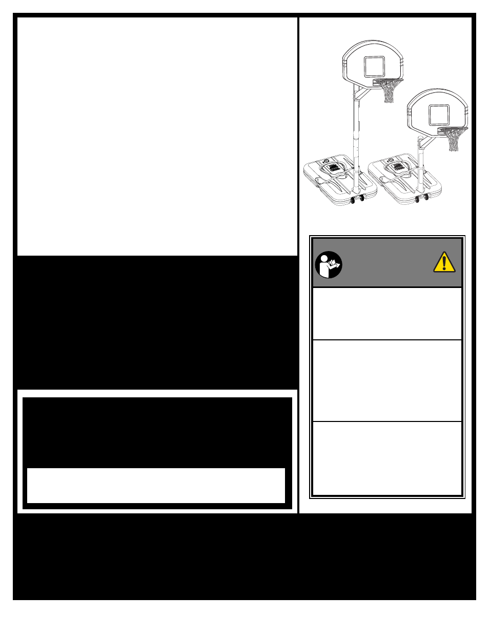 Schwimmbeckensystem gebrauchsanleitung, Sistema para piscinas manual del propietario, Système de piscine manuel d’utilisation | Spalding M770314 User Manual | Page 2 / 28
