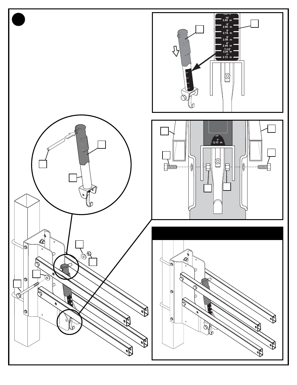 Completed assembly | Spalding M316001 User Manual | Page 13 / 15