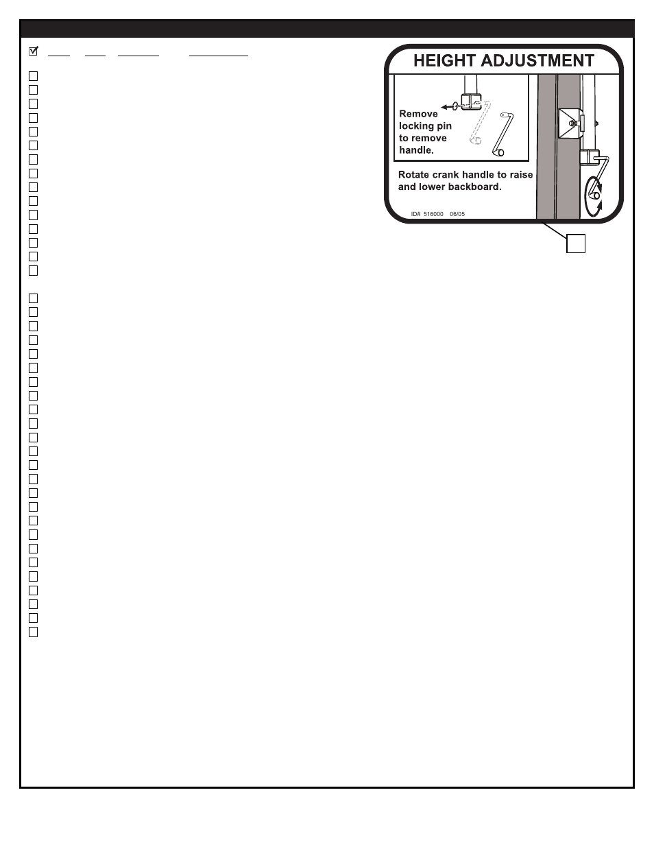 Parts list | Spalding M8672412 User Manual | Page 3 / 19