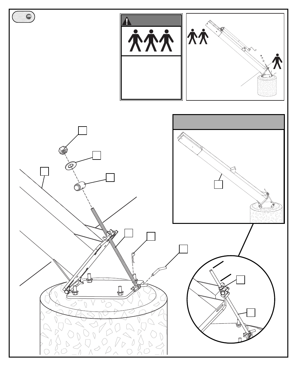 Pl ay in g su rf ac e, Completed assembly | Spalding M88724C User Manual | Page 9 / 19