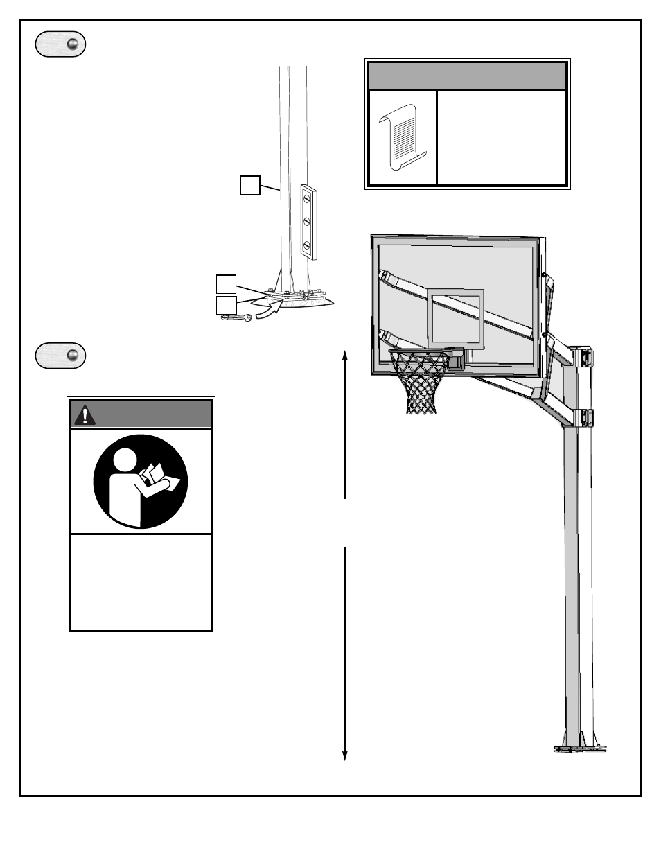 Warning | Spalding M867SF12 User Manual | Page 16 / 17