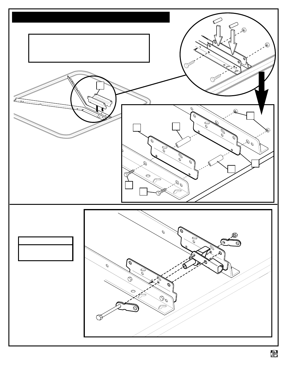 6bronze ratchet elevator mount important | Spalding 211540C User Manual | Page 6 / 13