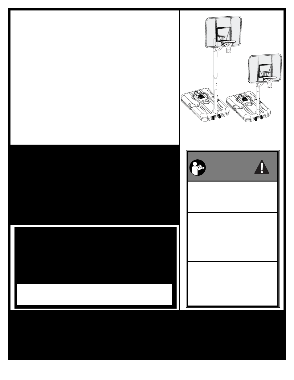 Schwimmbeckensystem gebrauchsanleitung, Sistema para piscinas manual del propietario, Système de piscine manuel d’utilisation | Spalding OVER-THE-RANGE LMV2053 User Manual | Page 2 / 28