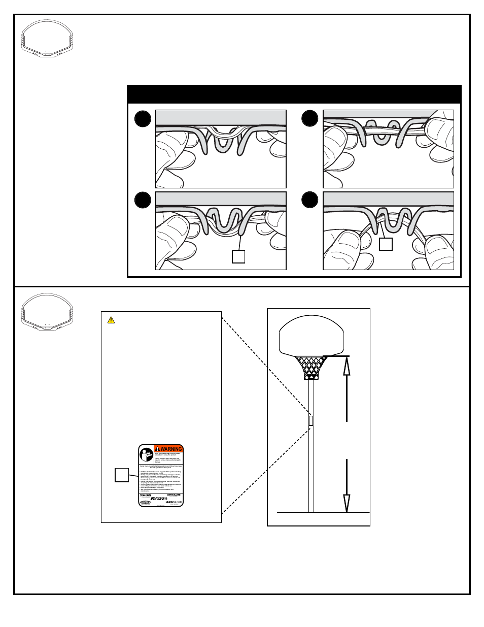 B. d. c. a, Vue extérieure / aussenansicht / vista externa | Spalding M800034 User Manual | Page 17 / 17