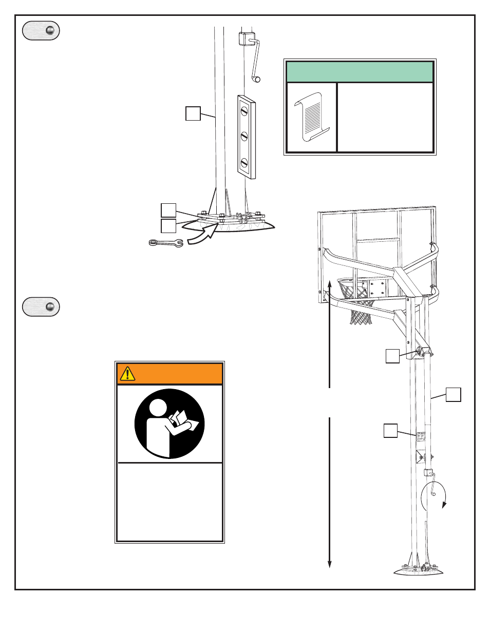 Warning | Spalding M8860411 User Manual | Page 19 / 20