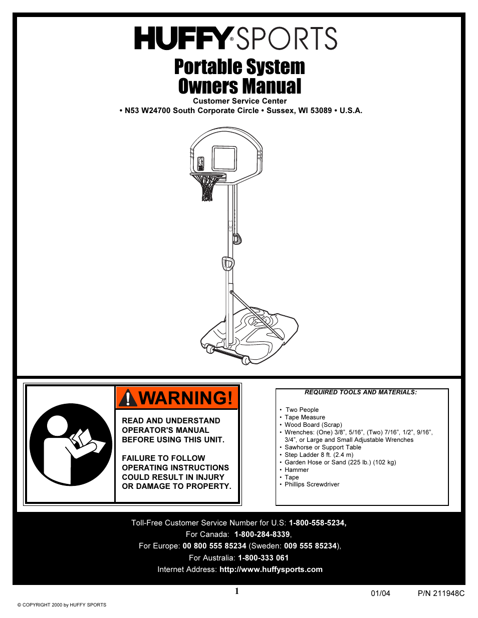 Spalding 211948C User Manual | 25 pages