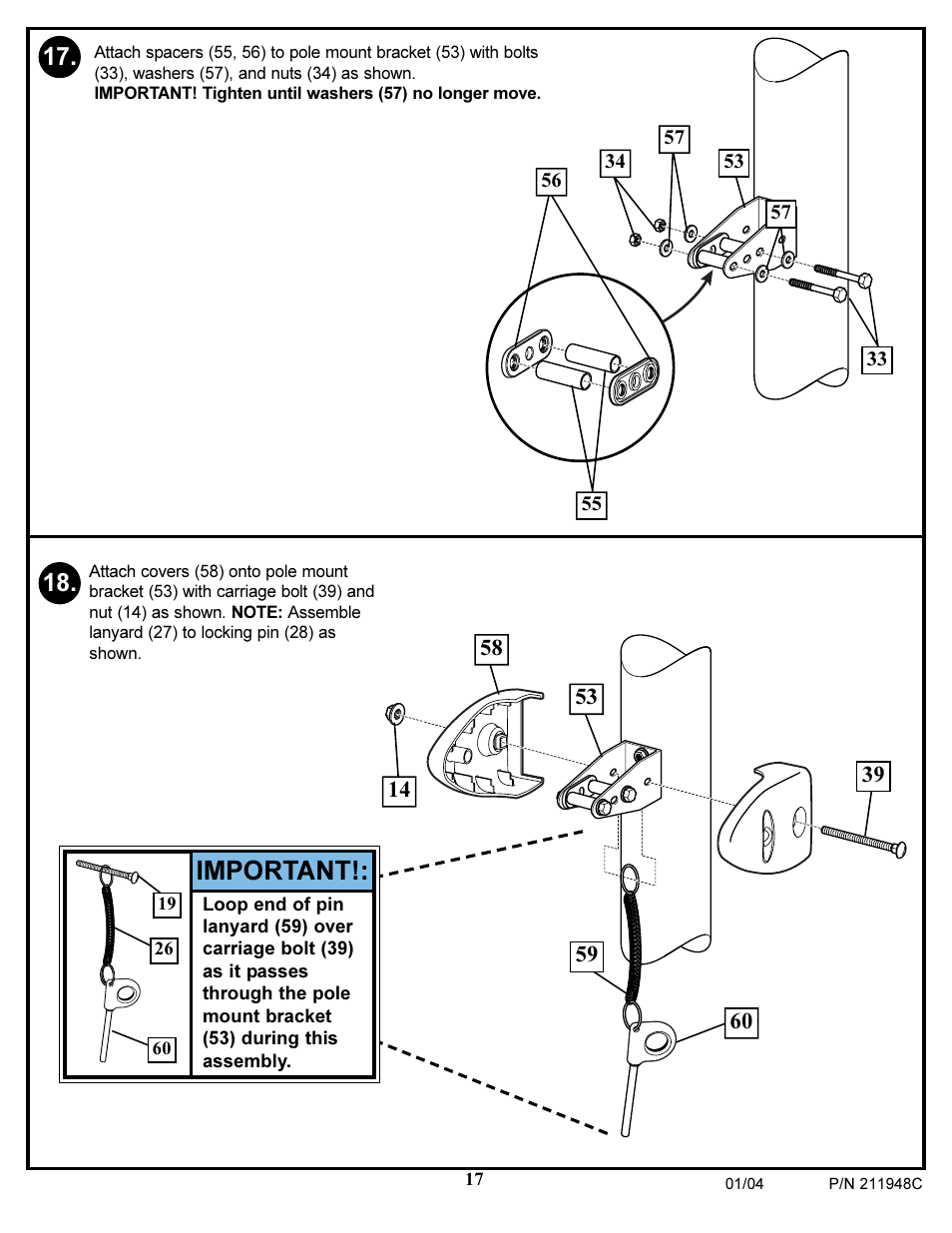 Important | Spalding 211948C User Manual | Page 17 / 25