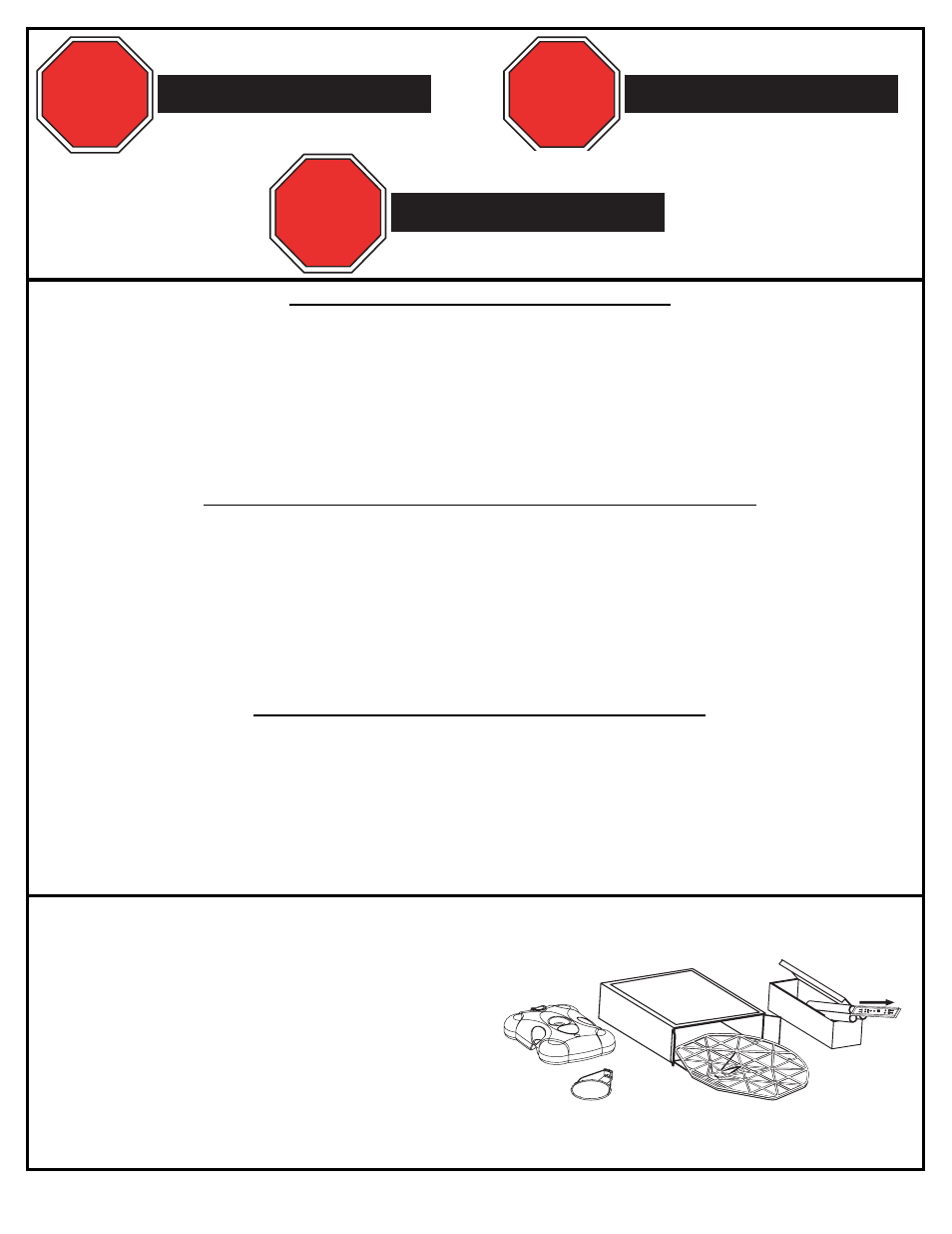 Stop, Halt, Alto! alto | Alto, Gehen sie nicht zum laden zurück, Ne retournez pas au magasin | Spalding M5800142 User Manual | Page 18 / 27