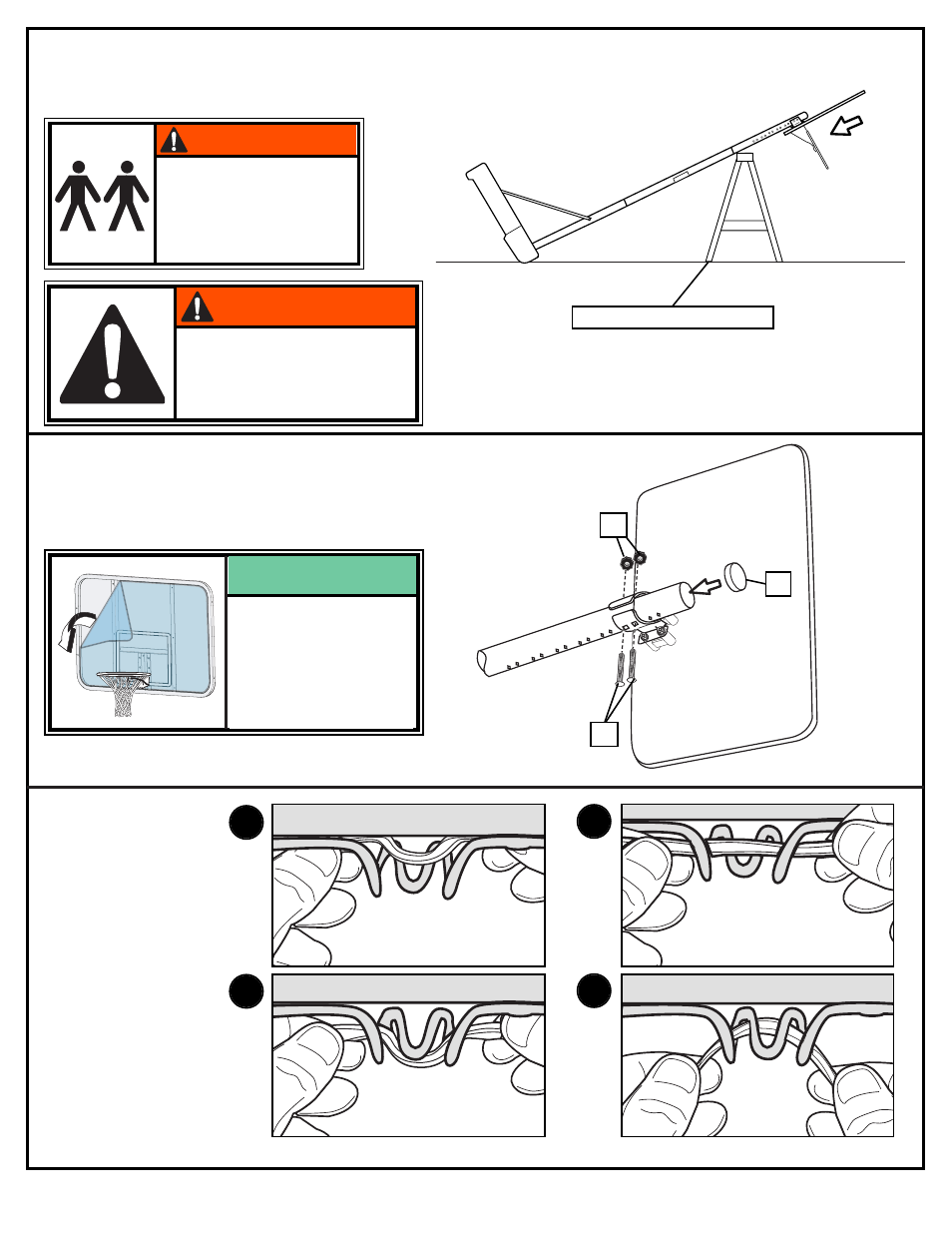 Warning | Spalding M661154 User Manual | Page 14 / 15