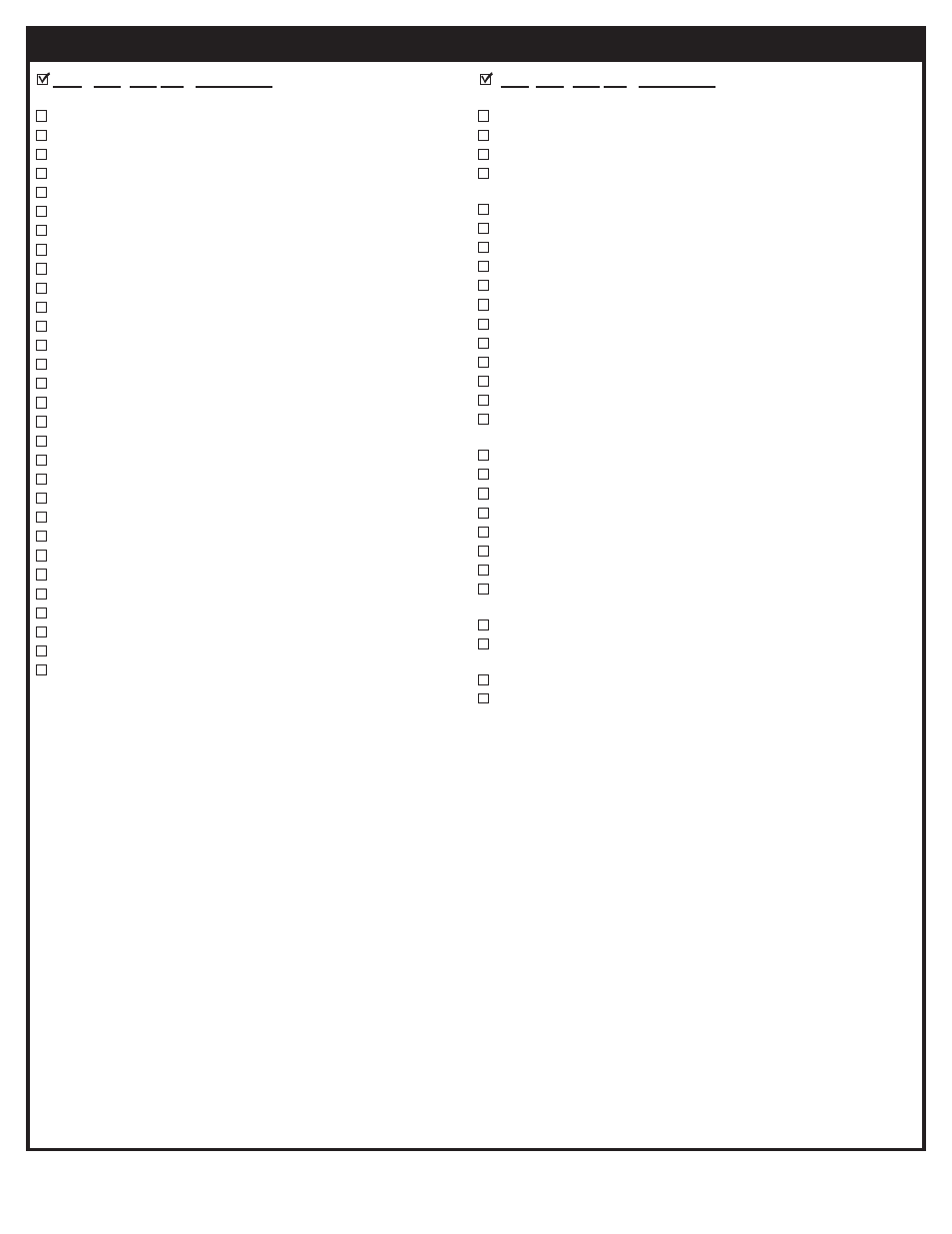 Parts list - see hardware identifier | Spalding M8809341 User Manual | Page 40 / 49
