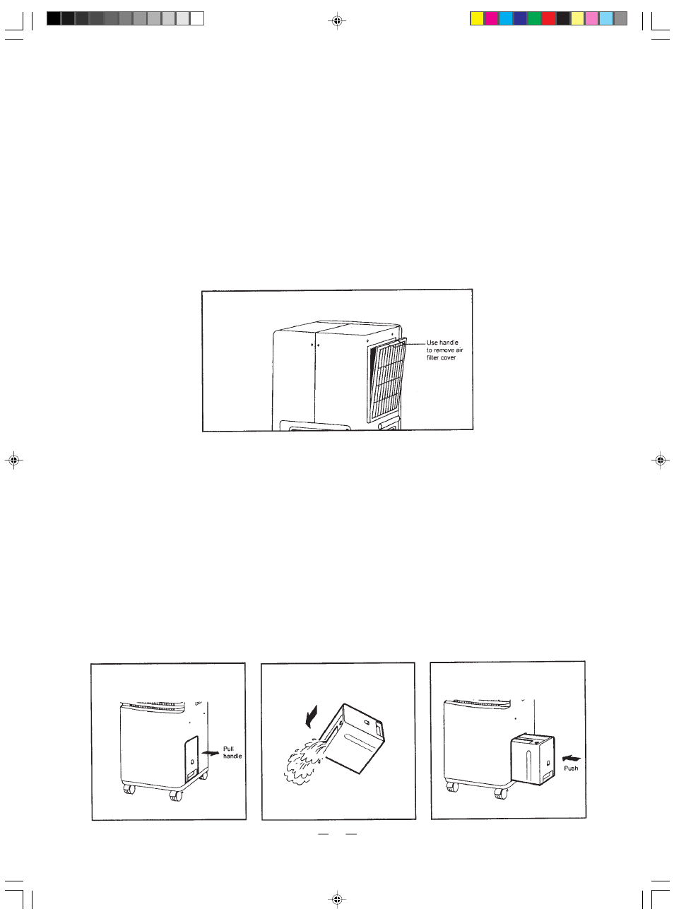 Air filter, Water tank | Soleus Air MAC 7500 User Manual | Page 12 / 16