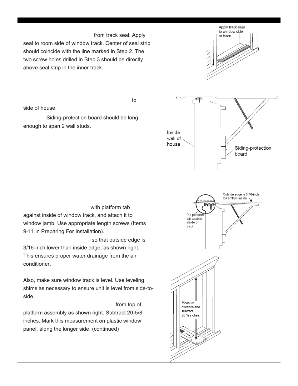 Installation—sliding | SoleusAir SG-CAC-10SE User Manual | Page 8 / 23