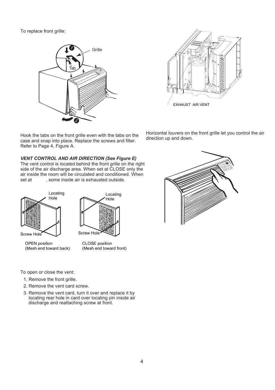 Figure e, Figure 4 | Soleus Air SG-TTW-09HC-26 User Manual | Page 6 / 16