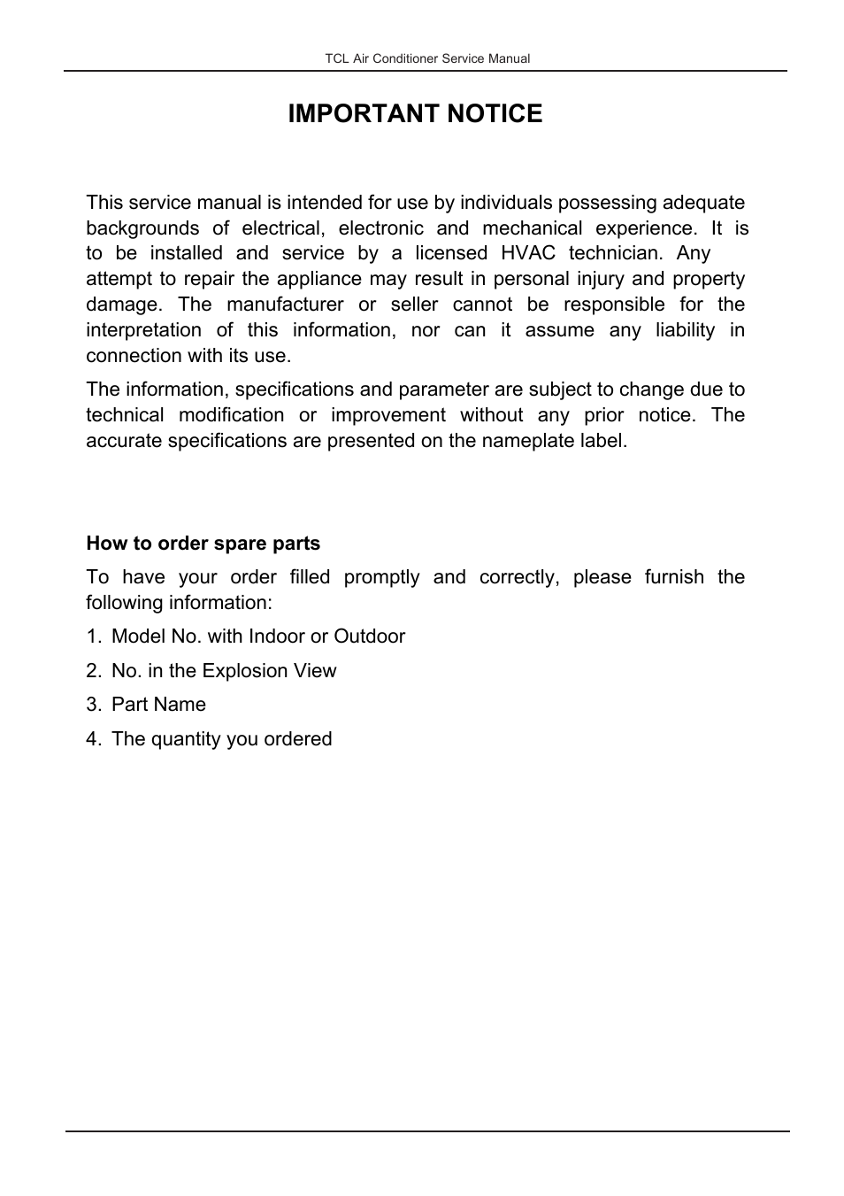 Important notice | Soleus Air KFTHP-24 User Manual | Page 2 / 27