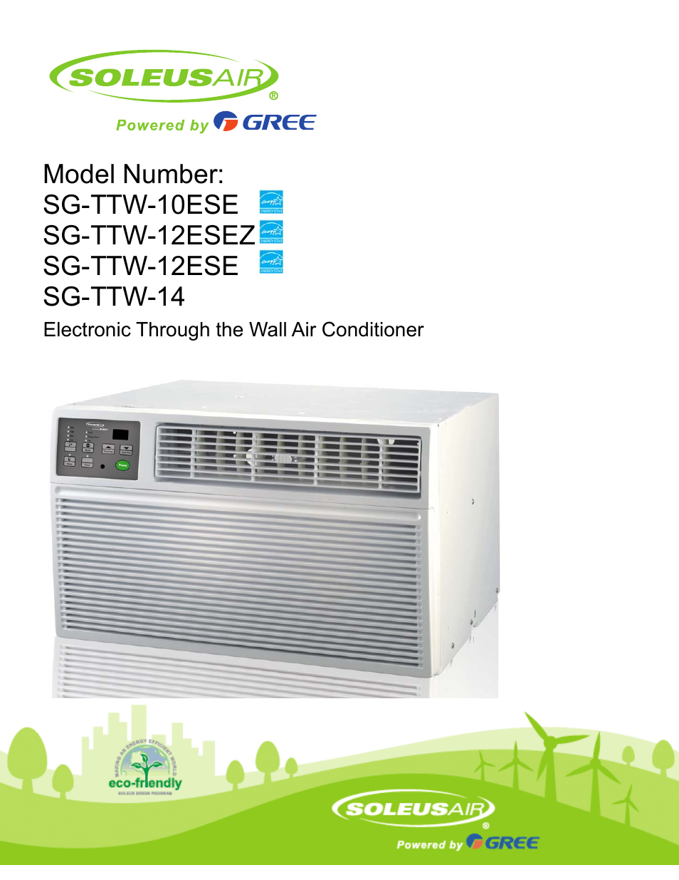 SoleusAir SG-TTW-12ESEZ User Manual | 15 pages