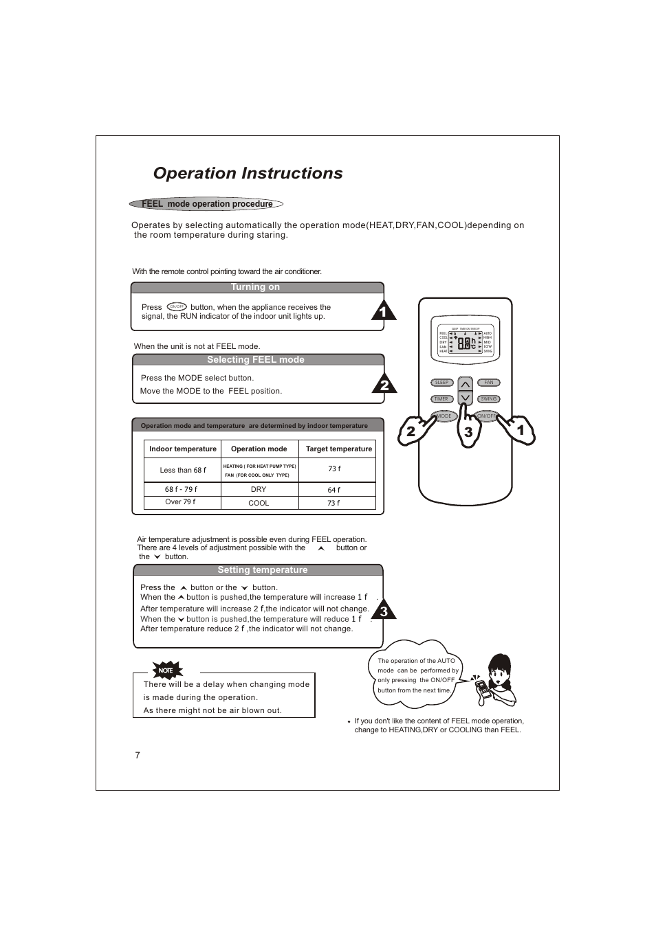 Т³гж 9, Operation instructions | Soleus Air KFTHP-12-ID User Manual | Page 9 / 26