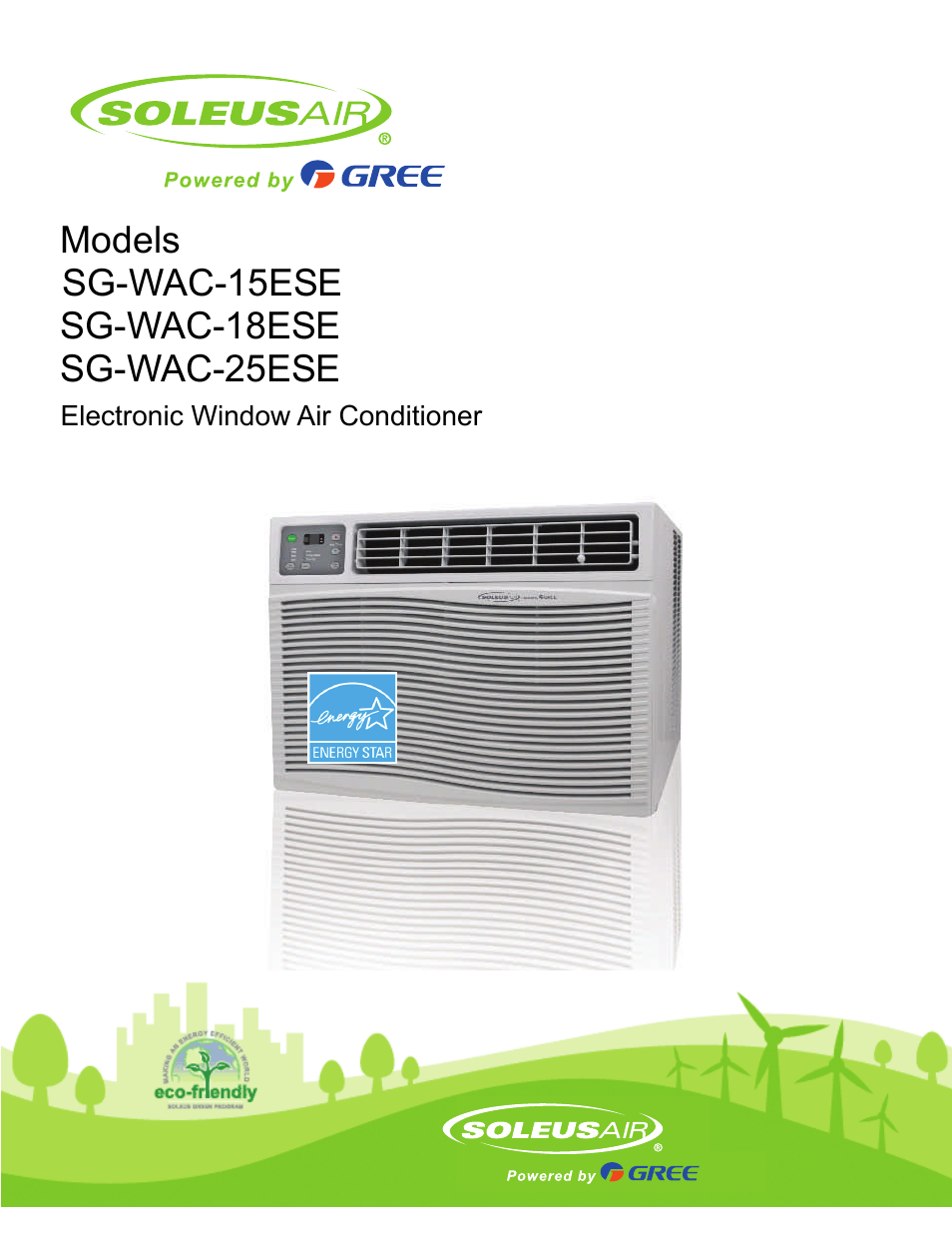 SoleusAir SG-WAC-15ESE User Manual | 20 pages