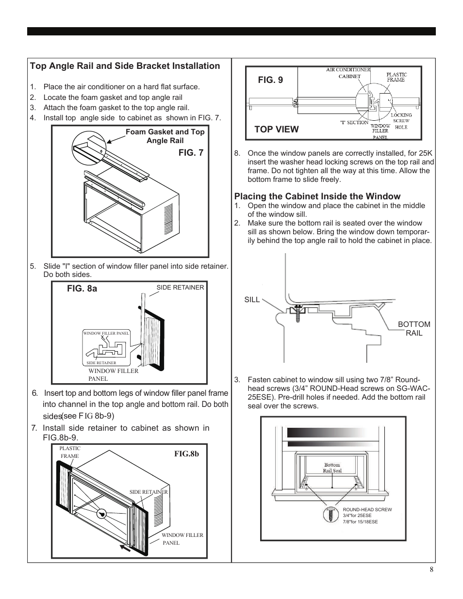 Assembly & installation (cont.) | SoleusAir SG-WAC-15ESE User Manual | Page 9 / 20