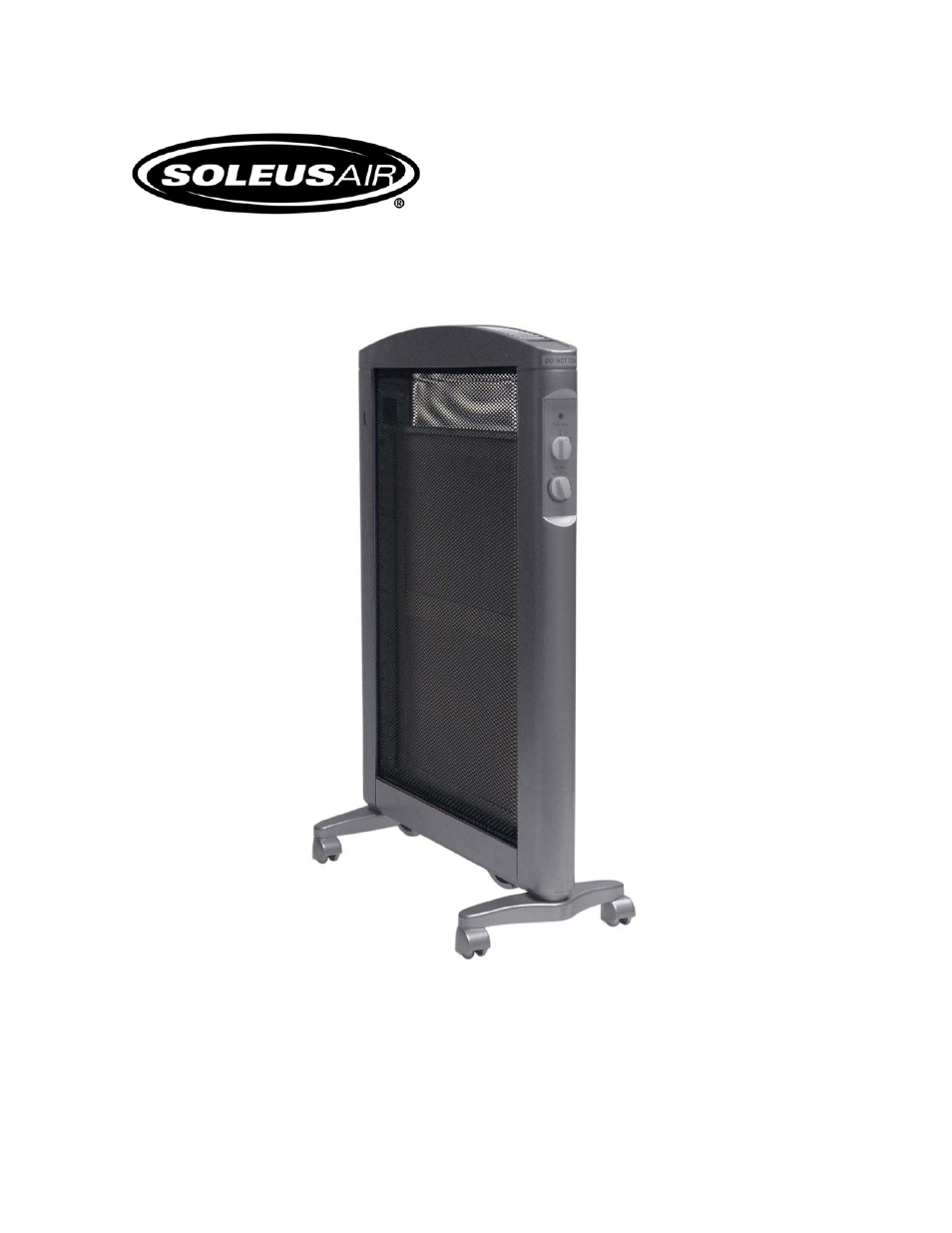 Soleus Air Ultra Thin Micathermic Heater HM1-10-32 User Manual | 9 pages