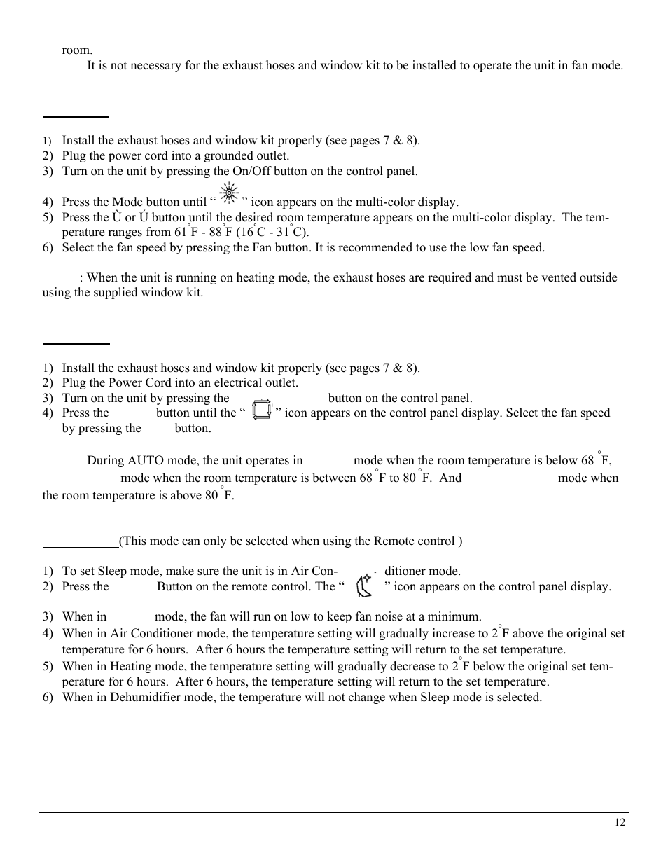 Soleus Air PH3-10R User Manual | Page 12 / 16