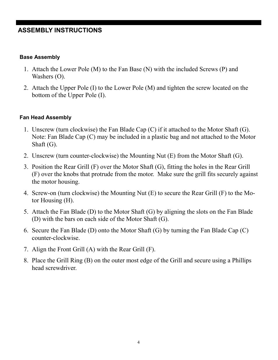 Soleus Air FS1-40R-33 User Manual | Page 5 / 8
