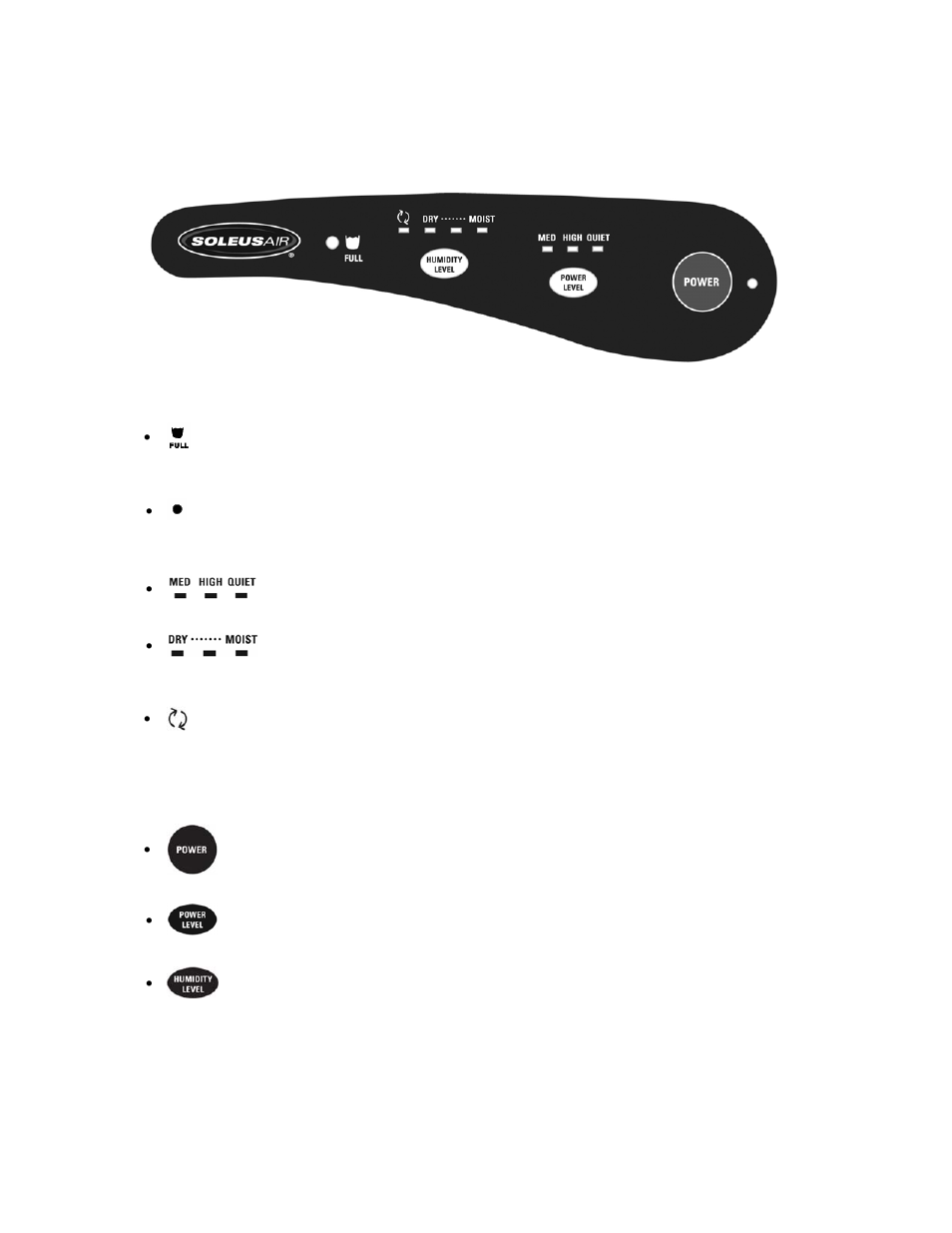 Operating instructions | Soleus Air PORTABLE DEHUMIDIFIER User Manual | Page 7 / 13