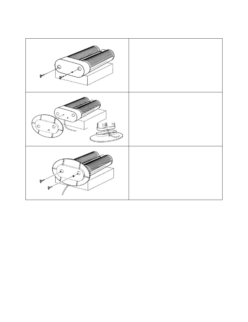 Assembly, Operating instructions (see diagram below) | Soleus Air MS-23S User Manual | Page 5 / 8