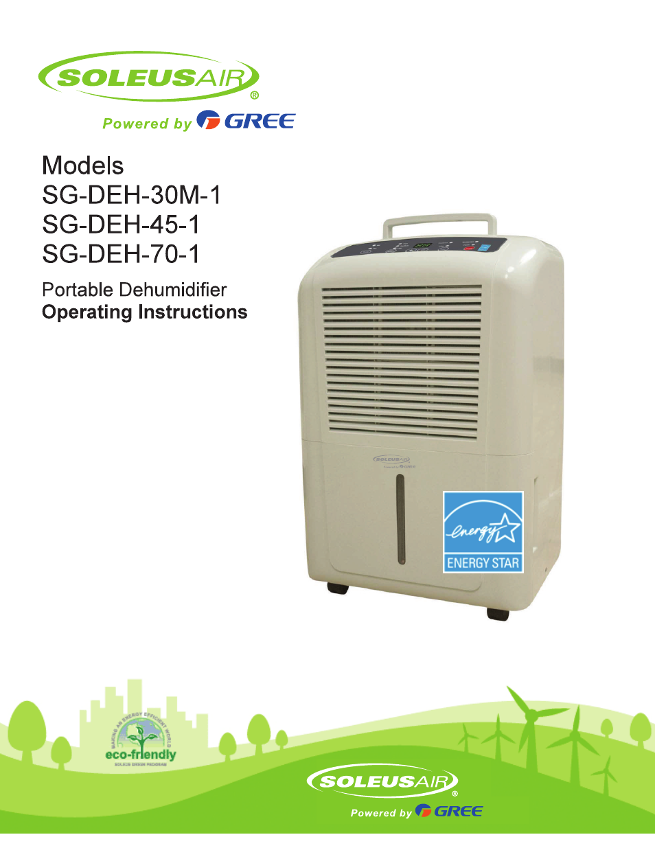 SoleusAir SG-DEH-70-1A User Manual | 16 pages