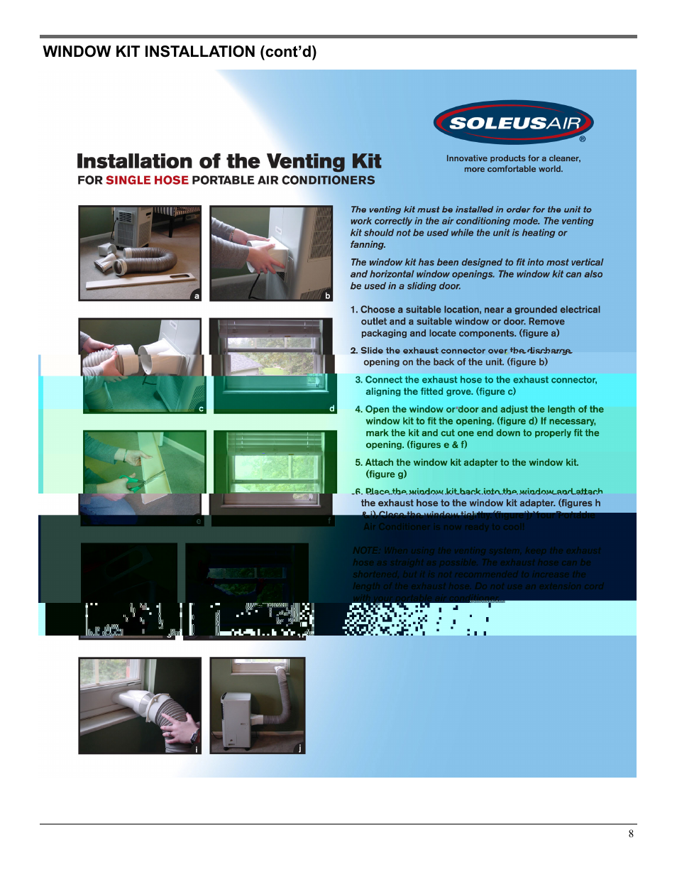 Soleus Air PH3-10R-03 User Manual | Page 8 / 16