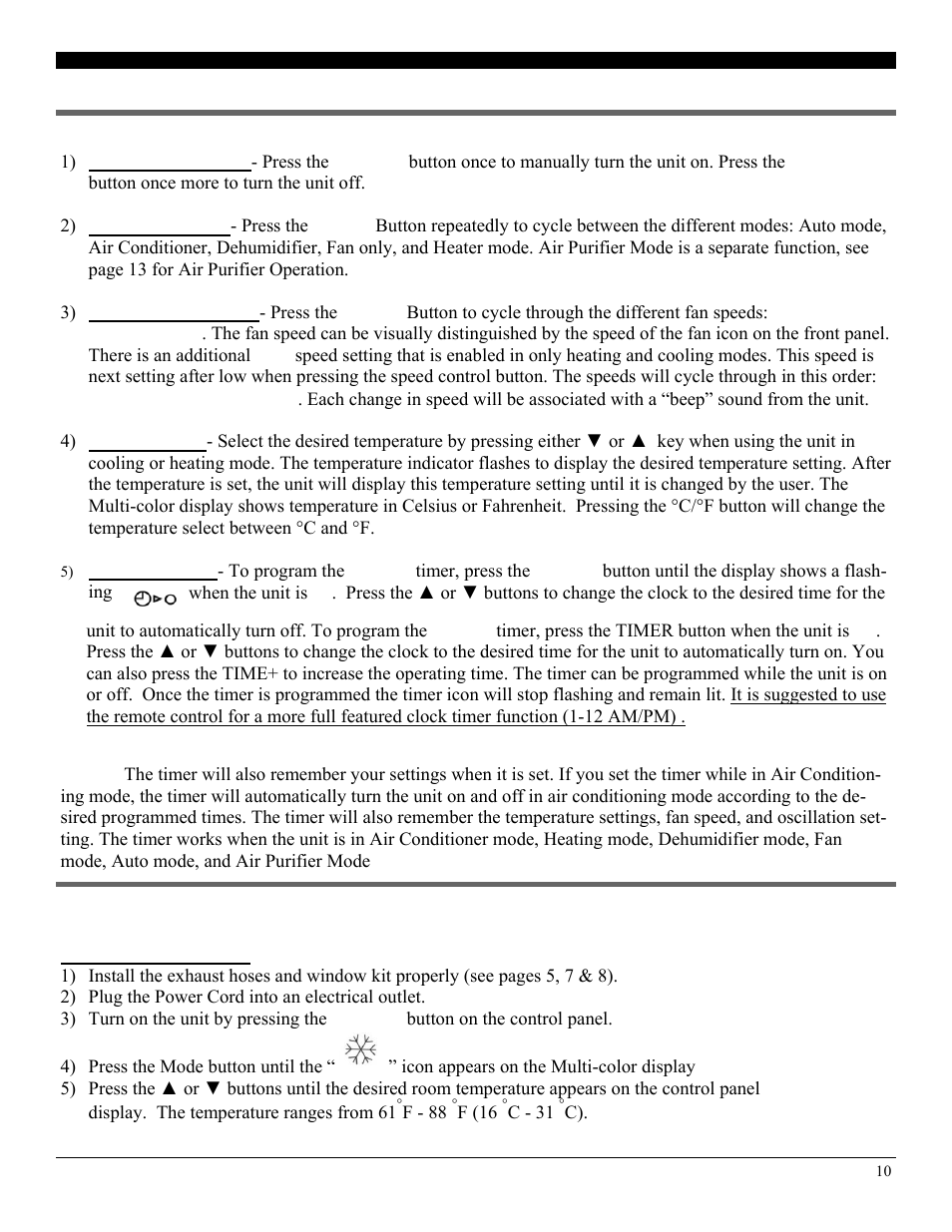 Soleus Air PA1-14R-32 User Manual | Page 10 / 18