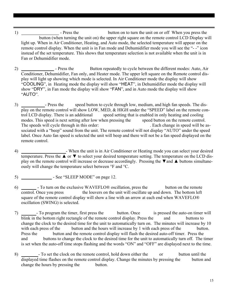 Soleus Air PA1-14R-32 User Manual | Page 15 / 18