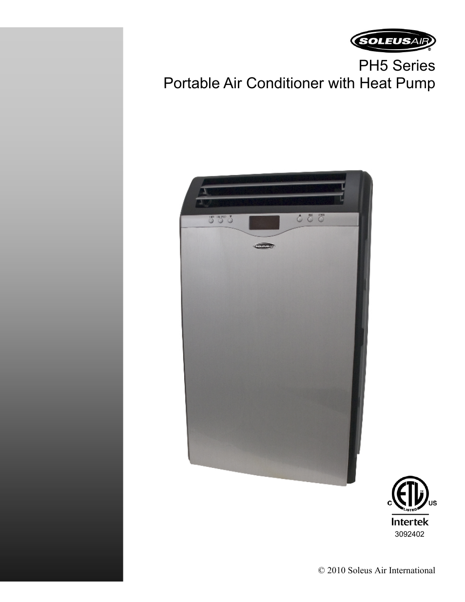 SoleusAir PH5-13R-35S User Manual | 16 pages