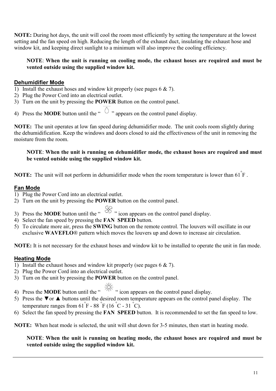 Soleus Air PH4-12R-01 User Manual | Page 11 / 16