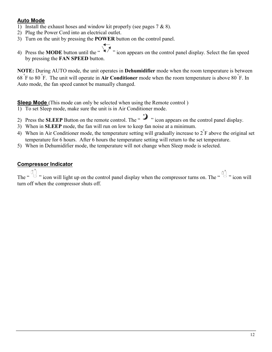 Soleus Air PE2-07R-62 User Manual | Page 12 / 16