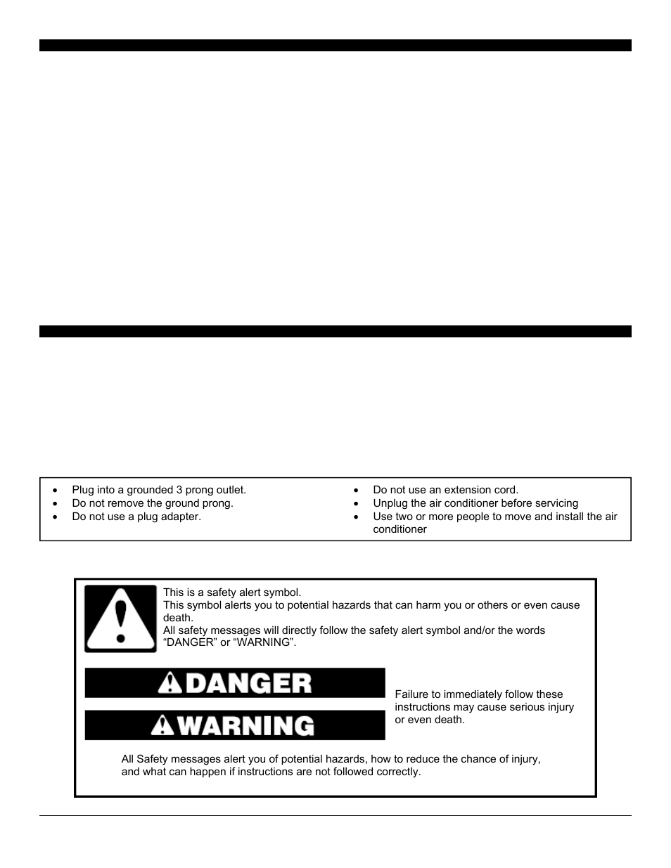 Important safety instructions | SoleusAir SG-WAC-10ESE-F User Manual | Page 2 / 17