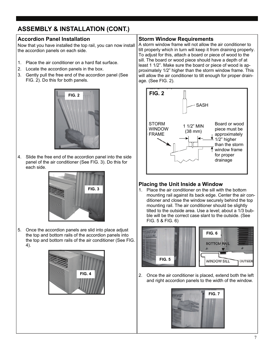 Assembly & installation (cont.) | SoleusAir SG-WAC-10ESE User Manual | Page 8 / 16