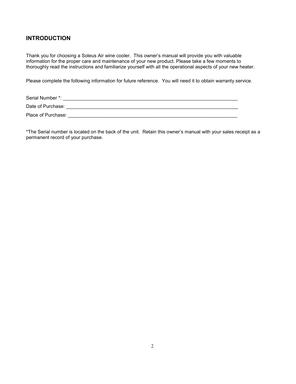 Soleus Air JC-128E User Manual | Page 2 / 10